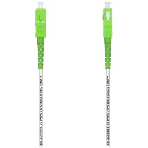 A152-0495 cavo a fibre ottiche 3 m SC G. 657.A2 Bianco - Foto 2