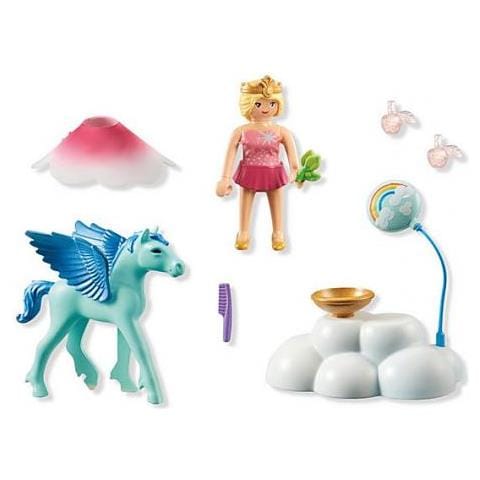 71802 Principessa E Puledro Alato Con Nuvola, Principessa Magica, 16 Pezzi, Dai 4 Anni In Su - Foto 2