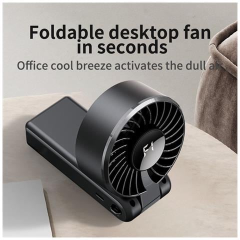 Ventilatore Portatile: Raffreddamento Potente E Portatile White - Foto 7