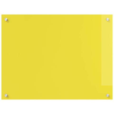 Schienale da Cucina Giallo 80x60x0,6 cm in Vetro Temperato - Foto 2