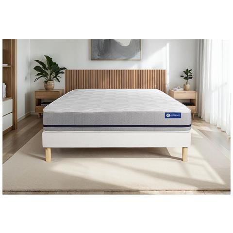Kit Rete E Materasso Matrimoniale Actimemo Soft 140x200cm - Spessore : 20cm- Memory Foam - Moderatamente Rigido - Foto 1