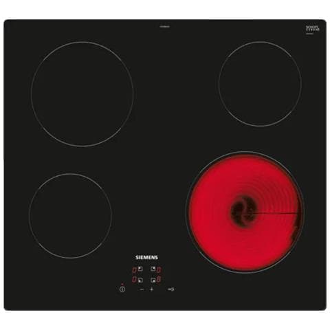 iQ100 ET61RBEA1E piano cottura Nero Da incasso 60 cm 4 Fornello (i) - Foto 1