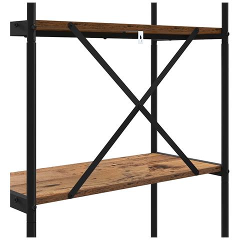 Libreria Legno vecchio 60 x 30 x 109 cm Legno multistrato - Foto 9