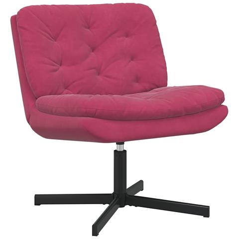 Poltrona Relax con Base Girevole Rosso vino 63 x 75 x 76 cm - Foto 1