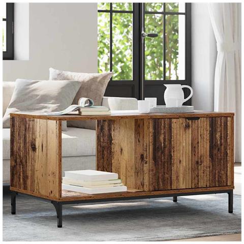 Tavolino da salotto Legno vecchio 90 x 49 x 46 cm - Foto 2