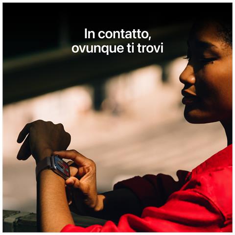 Watch Series 11 GPS + Cellular 46mm Cassa Alluminio Argento con Sport Band Viola Nebbia - M /L - Foto 2