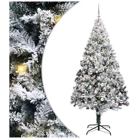 Albero di Natale artificiale con 300 LED Bianco 240 cm - Foto 1