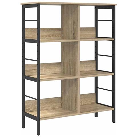 Libreria Rovere Sonoma 82 x 32 x 112 cm Legno multistrato - Foto 1