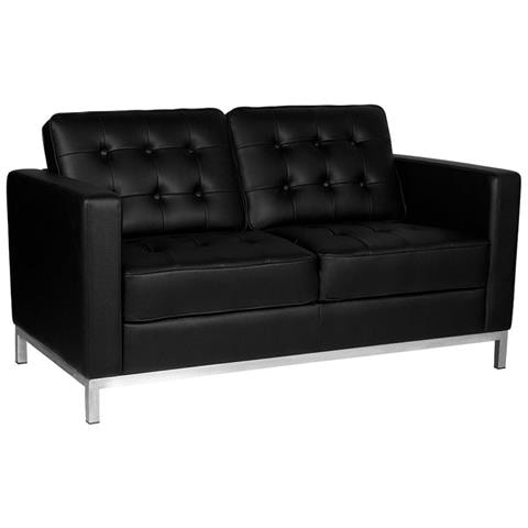 divano sala dattesa BM18019 nero - Foto 1