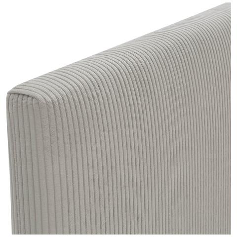 Testiera Imbottita Bari 150x60 Cm Grigio - Foto 6