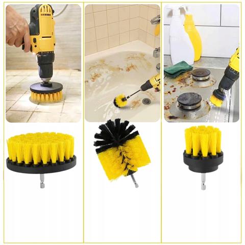 Set Di Spazzole Per Trapano - 12 Pezzi + 5 Spazzole Metalliche | Alta Qualità, Compatibile Con Trapani 1/4"" | Pulizia Universale E Rimozione Ruggine - Foto 2