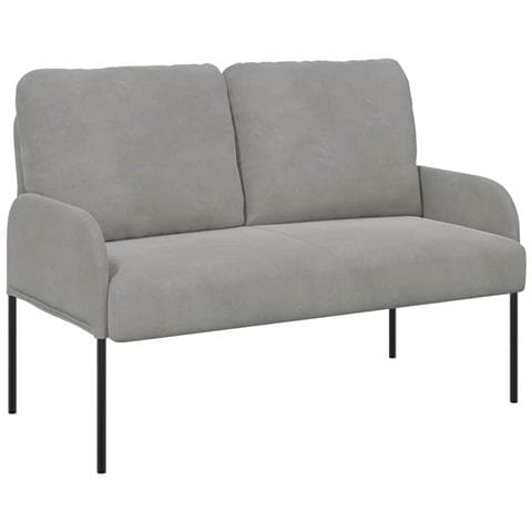 Divani con cuscino 110cm Grigio chiaro Legno compensato - Foto 1