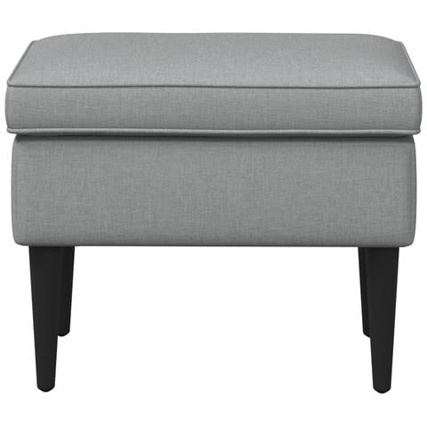 Poggiapiedi Grigio Chiaro 55 x 35 x 41 cm Tessuto - Foto 2