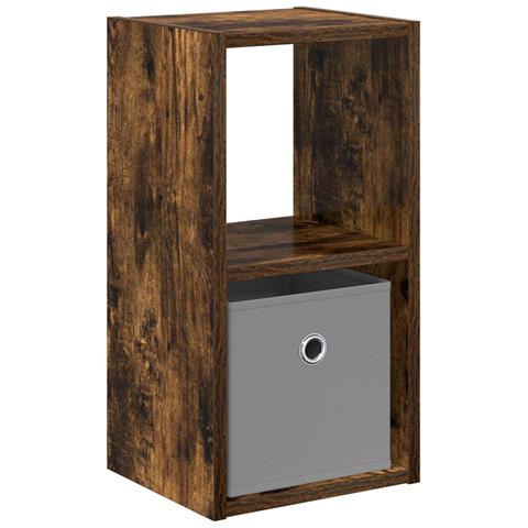 Comodino Rovere fumé 25,5 x 22 x 49,5 cm Legno multistrato - Foto 1