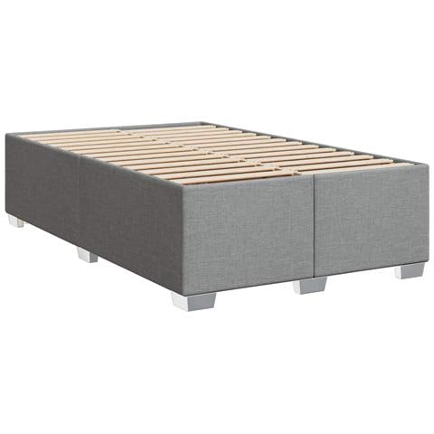 Letto box spring con materasso Grigio Chiaro 120 x 190 cm - Foto 10