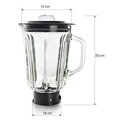 69584 - Brocca frullatore Delicy, contenitore in vetro, ideale per succhi di frutta - Foto 3