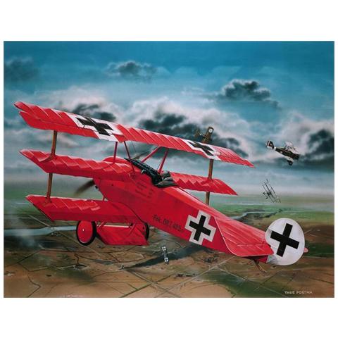 Kit 1:28 Aereo Fokker Dr. 1 RE4744 - Foto 2