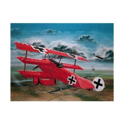 Kit 1:28 Aereo Fokker Dr. 1 RE4744 - Foto 1