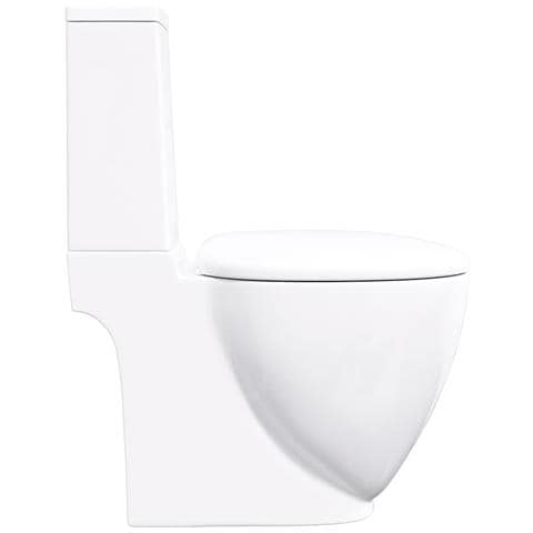 Vaso WC in Ceramica con Scarico Dietro Bianco - Foto 8