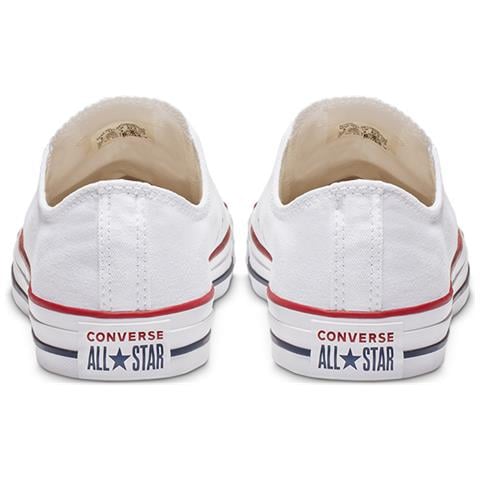 All Star Scarpe Uomo Donna Bianche Basse Tela Ox Optic 46,5 - Foto 19