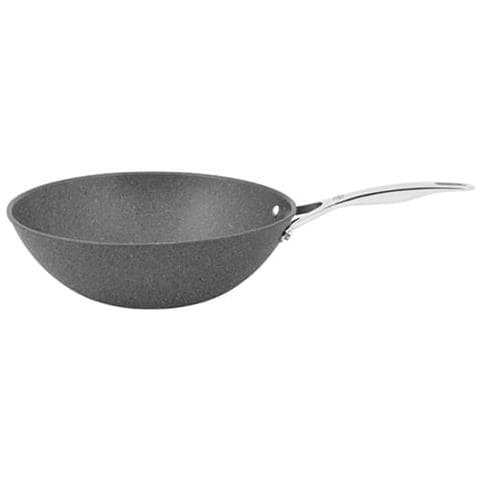 Wok In Alluminio Antiaderente Per Induzione Con Manico Linea Salina, Diam. 30cm - Foto 1