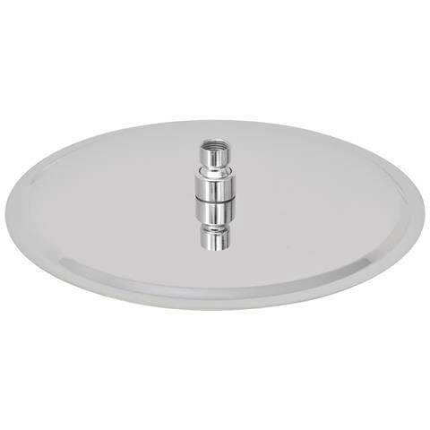 Soffione Per Doccia A Pioggia 2 Pz Acciaio Inossidabile Ø 30 Cm - Foto 2