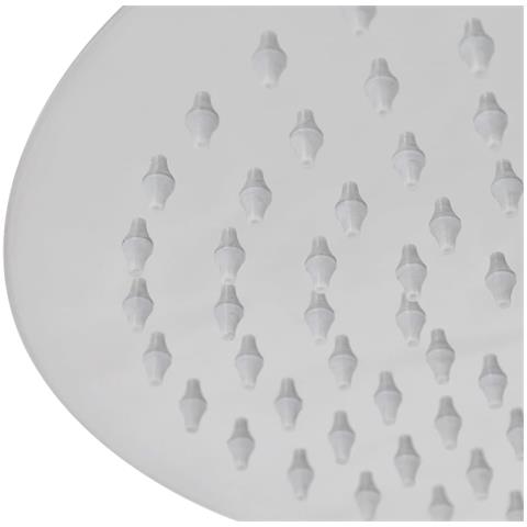 Soffione Per Doccia A Pioggia 2 Pz Acciaio Inossidabile Ø 30 Cm - Foto 6