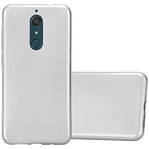 Custodia Compatibile Con Wiko View Xl In Argento Metallico - Coperchio Protettivo In Silicone Tpu Flessibile - Foto 1