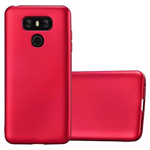 Cadorabo Custodia Compatibile Con Lg G6 In Rosso Metallico - Coperchio Protettivo In Silicone Tpu Flessibile - Foto 1