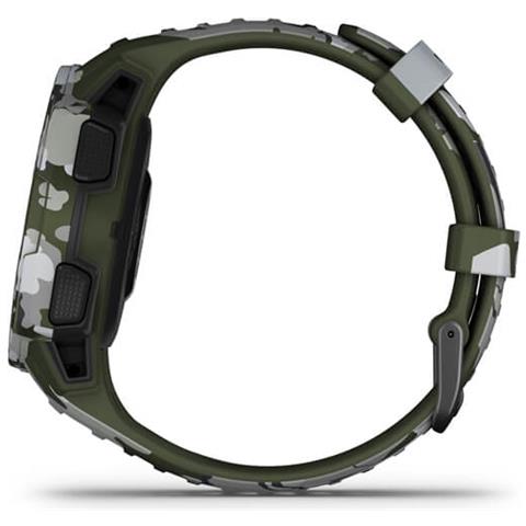 Smartwatch Instinct Solar Camo Edition Impermeabile Display Digitale 16 MB ANT+/GPS Cardiofrequenzimetro Verde Mimetico - Foto 10
