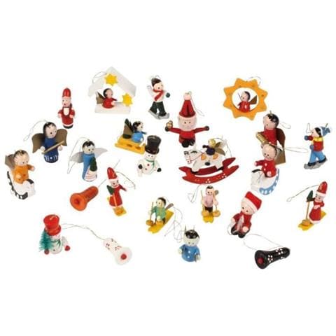 24 Suspensions Traditionnelles En Bois Pour Sapin - Foto 1