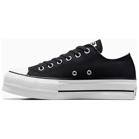 Chuck Taylor All Star Lift Ox 560250c, Donne, Nero, 35 - Foto 13