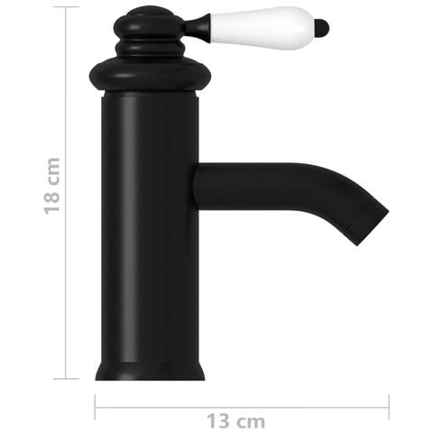 Rubinetto per Lavabo del Bagno Nero 130x180 mm - Foto 2