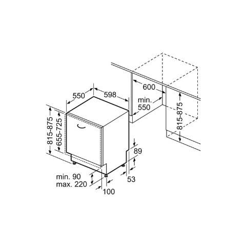 Lavastoviglie SGV4HVX31E da Incasso a Scomparsa Totale Classe E Capacità 13 Coperti - Foto 10