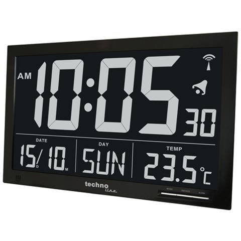 WS 8007 Orologio Radio, Nero, 36.8x2.9x22.8 cm - Foto 1