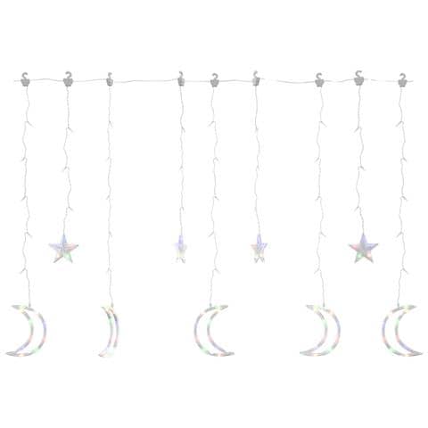 Luci Fatate Stella e Luna con Telecomando 138 LED Colorate - Foto 1