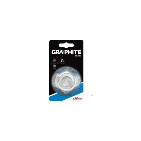Spazzola Metallica 50x6,1 Mm Inox 0,05 Mm, Attacco Trapano - Foto 2