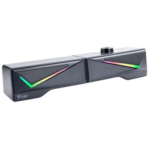 Gaming Soundbar S101 - RGB, BlueTooth, Jack 3.5mm, Touch, Modalit singola o 2.0 - Foto 1