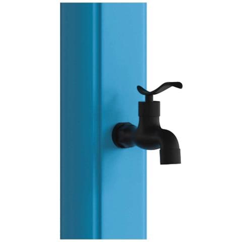 Rio Doccia A Riscaldamento Solare Curva In Polietilene Serbatoio 25 L Con Lavapiedi Blu Soffione Rotondo Serbatoio 25 Litri Con Lavapiedi Accessori E Rubinetti In Ottone - Foto 7