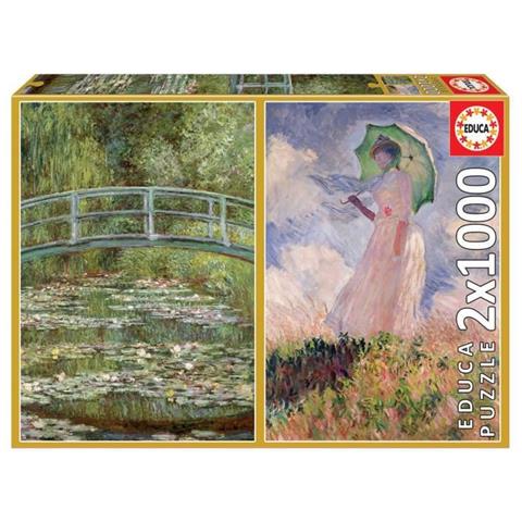 Puzzle - 2x1000 Claude Monet - Foto 1