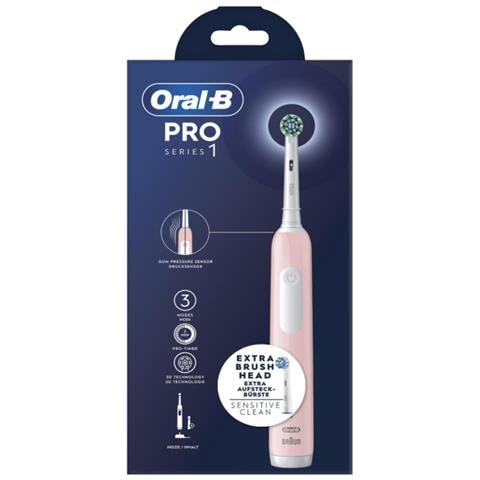 Spazzolino Elettrico Pro 1 Ricaricabile per Adulto Colore Rosa - Foto 1