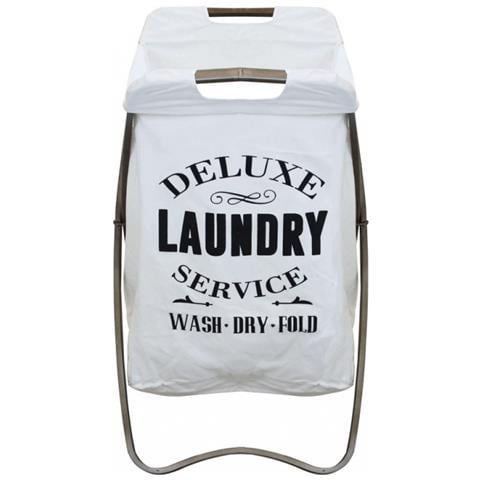 Porta Biancheria In Ferro E Stoffa Gilbert - Foto 1