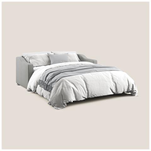 Amber Divano letto matrimoniale in tessuto smacchiabile T05 191 cm (mat. 140x197) grigio - Foto 2