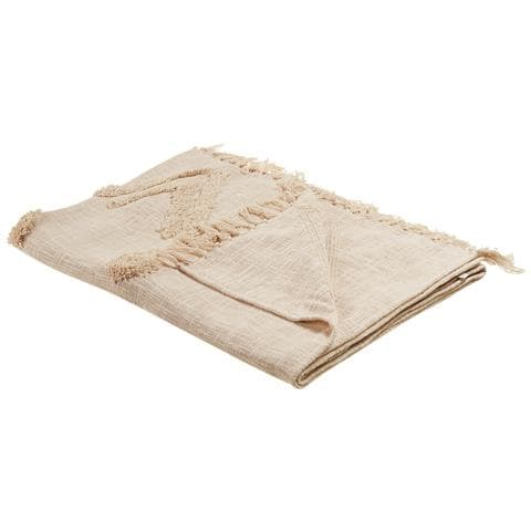 Coperta Fatehpur Cotone 130 X 180 Cm Beige - Foto 9