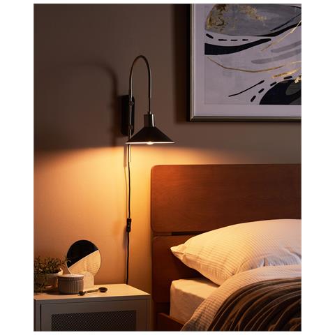 Applique Sissa Regolabile Metallo Nero - Foto 1