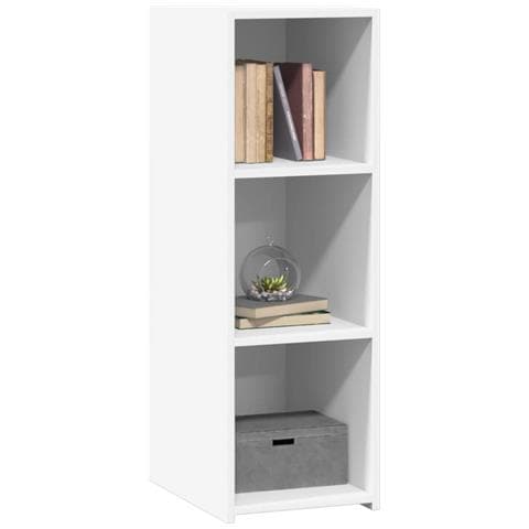 Credenza Bianca 30x41x93 Cm In Legno Multistrato - Foto 3