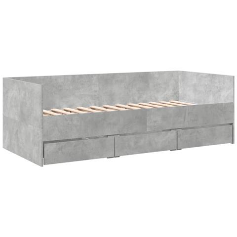 Divano Letto Con Cassetti Senza Materasso 90x200 Cm - Foto 3