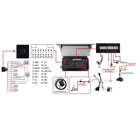 7 Pollici Android 13 (2+64gb) Autoradio Per Alfa Romeo Mito (2008-2019) Car Radio Con Carplay Android Auto Gps Wifi Bluetooth Fm Rds Comandi Al Volante - Foto 7