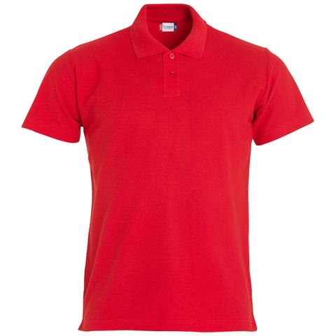 Basic Polo S /s Junior Rosso 130/140 - Foto 1