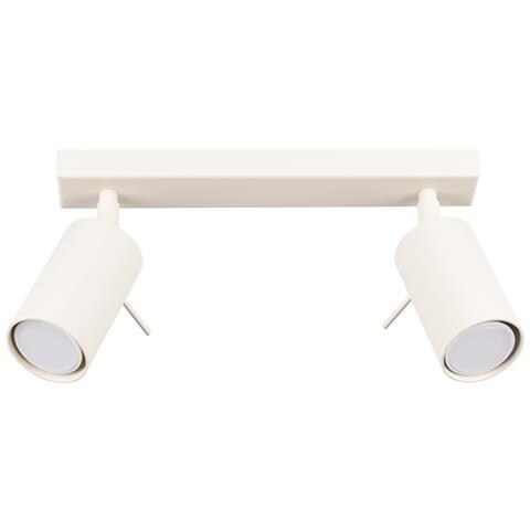 Lampada Da Soffitto Ring 2 Beige Sl. 1495 - Moderno Lampada Da Soffitto Beige 17x30x6 Cm - Foto 1